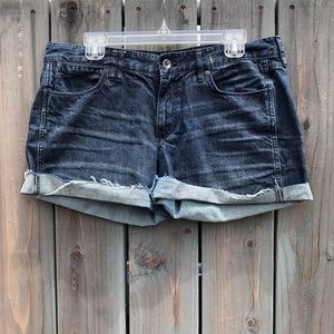 Madewell Dark-Wash Jean Shorts